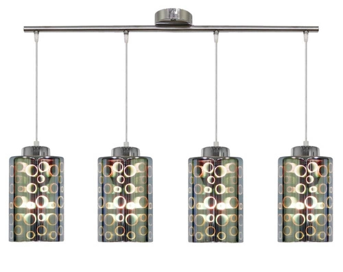 Lampa wisząca Nocturno chrom 4-punktowa regulowana do salonu, kuchni lub nad stół