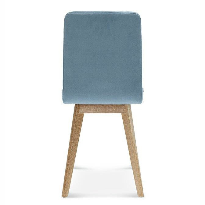 Krzesło tapicerowane Fameg Cleo dąb premium nowoczesne do jadalni personalizowane