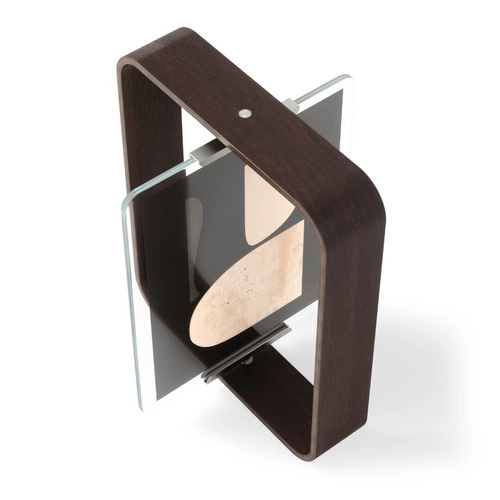 Ramka na zdjęcia 20x25 stojąca drewniana orzechowa Bellwood Umbra nowoczesna dekoracyjna