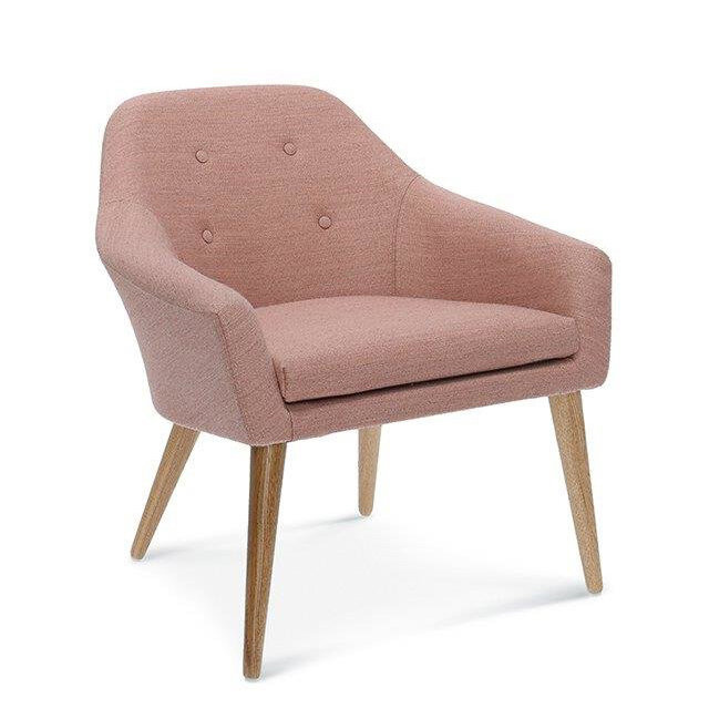 Krzesło tapicerowane z podłokietnikami Fameg Shell do jadalni dąb nowoczesne personalizowane