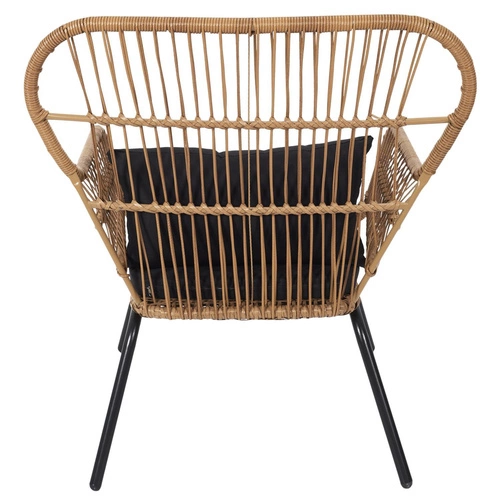 Krzesło Surabaya Arm  czarna poduszka