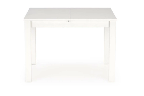 Stół rozkładany Nigot biały do jadalni i kuchni nowoczesny prostokątny 100-135x60 cm Intesi