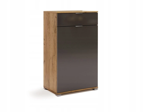 Komoda Lana 60 cm dąb/szary