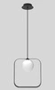 Lampa Wisząca Tula, Kwadrat Czarny