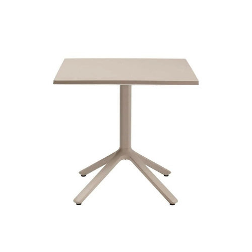 Stół kwadratowy do jadalni i kuchni Eco 80x80 cm beżowy nowoczesny do ogrodu SCAB Design