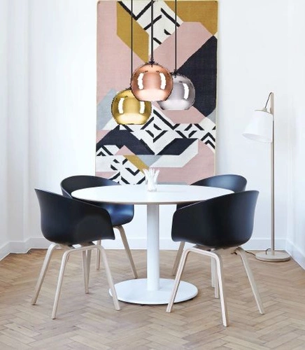 Lampa wisząca MIRROR GLOW S srebrna 25cm