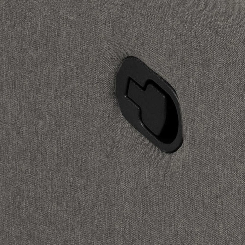 Fotel rozkładany do salonu Mikkeli szary nowoczesny z funkcją spania i regulacją kąta