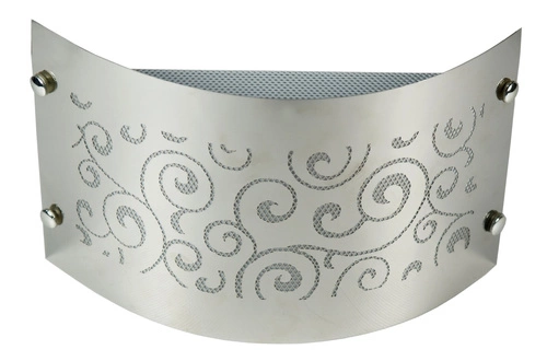 Nowoczesny kinkiet ścienny Aluno srebrny metalowy do salonu i sypialni CANDELLUX