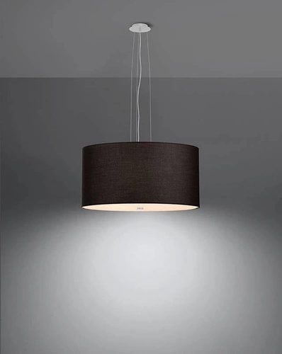 Żyrandol nowoczesny OTTO 50 czarny lampa sufitowa do salonu i jadalni pięć źródeł światła