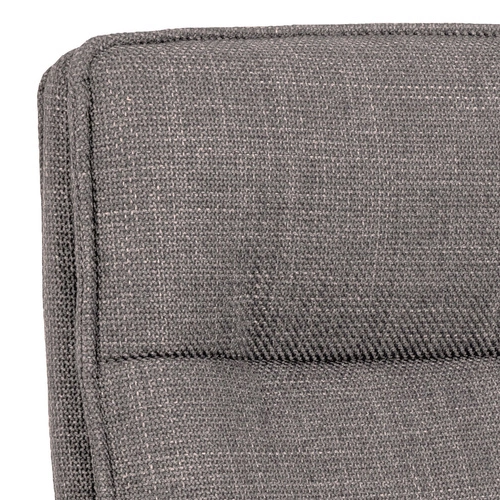 Fotel biurowy Brad szary jasny tapicerowany