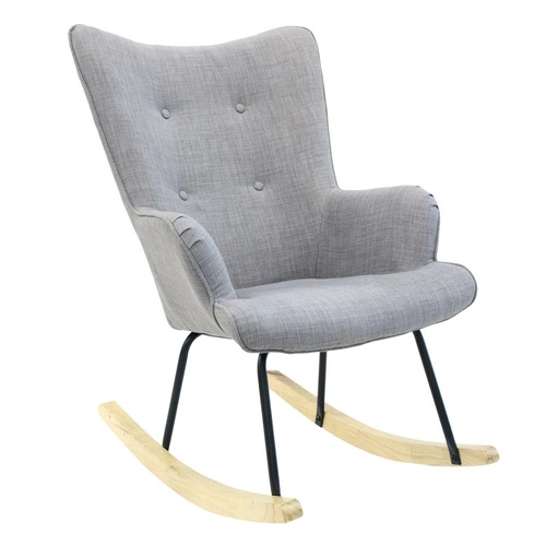 Fotel bujany Helsinki szary