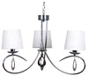 Lampa wisząca Arnika 3x40W E14 chrom /  biały