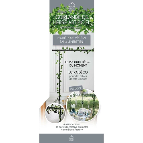 Intesi girlanda bluszcz sztuczny 230cm nowoczesny zielony bluszcz zwisający do salonu