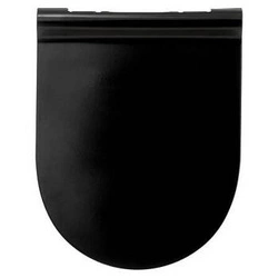 Deska sedesowa Softclose Ultra-Slim czarna wolnoopadająca