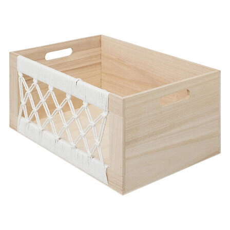 Zestaw 3 skrzynek Australie drewniane