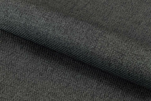 Fotel rozkładany do salonu Siom Actona antracytowy z podnóżkiem i zagłówkiem tapicerowany