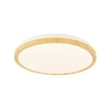 Lampa sufitowa Gandava plafon 24W LED  38cm biało drewniany 4000K