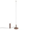 Lampa stojąca do salonu TRANG brązowa nowoczesna LED 4000K
