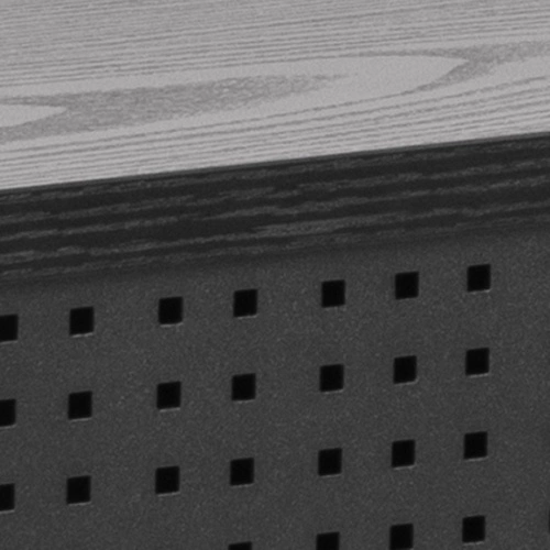 Regał z szafką Angus czarny OUTLET