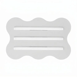 Plafon sufitowy KLOVER biały nowoczesny LED do salonu 66 cm