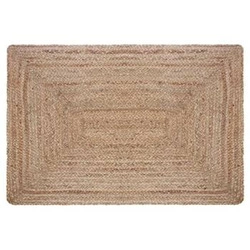 Atmosphera dywan jutowy boho 60x90 cm prostokątny do przedpokoju i garderoby naturalny