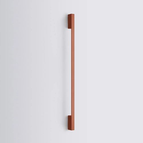 Kinkiet ścienny LED SAPPO 120 czerwony nowoczesny do sypialni i salonu aluminium 3000K