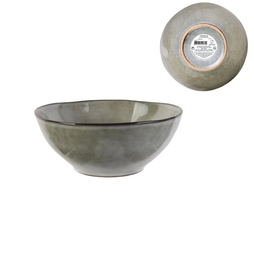 Miska do zupy ceramiczna Laguna Intesi 350ml zielona nowoczesna do jadalni