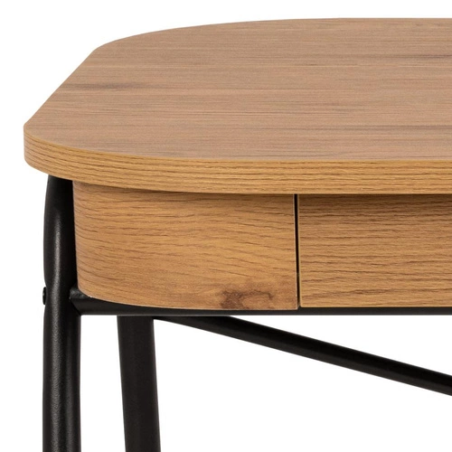 Biurko do pracy Blueton dąb czarny nowoczesne z szufladami 120x60 cm skandynawskie Actona