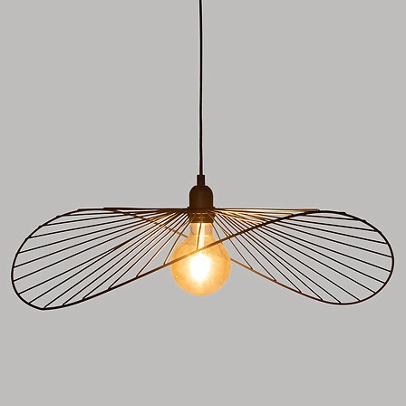 Lampa wisząca Adelia 58cm czarna OUTLET