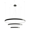 Żyrandol RIO 3 55/78/110 czarny LED 3000
