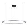 Żyrandol RISA 120 czarny LED 3000K