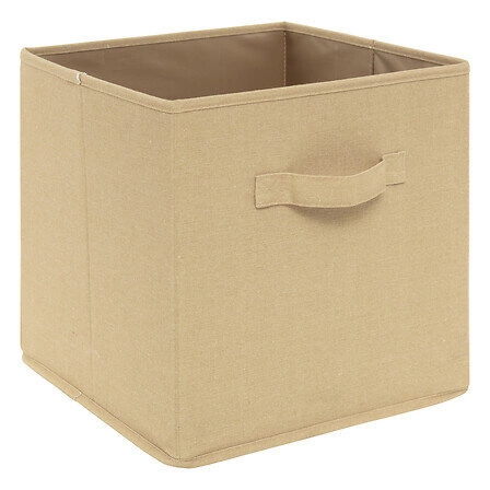 Zestaw 2 składanych pudełek Soleil 29x29 do regału na zabawki żółty Atmosphera