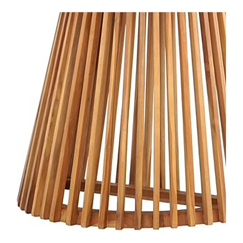 Stół do jadalni Berja owalny 200x90 z drewna tekowego naturalny