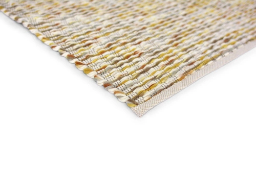 Grain dywan wełniany nowoczesny 250x350 żółty do salonu i sypialni łatwe czyszczenie