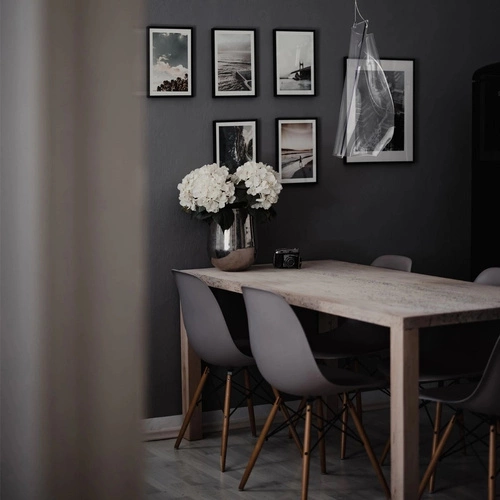 Lampa wisząca LED Cortina no. 1 nowoczesna transparentna do salonu i jadalni regulowana