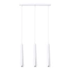 Lampa wisząca PRYSM 3L biała skandynawska 3-punktowa do salonu, jadalni lub nad wyspę