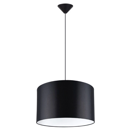 Lampa wisząca NOVA 40 czarna regulowana do salonu i jadalni minimalistyczna sufitowa