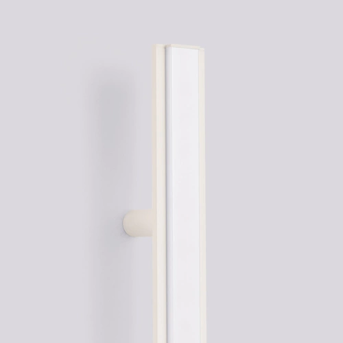 Nowoczesny kinkiet ścienny LED Lagom 150 beżowy aluminium do salonu i sypialni Thoro