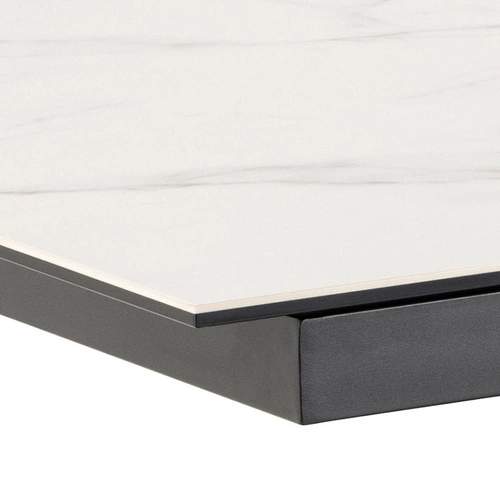 Stół rozkładany do jadalni Heaven Actona biały marmur 168-210x90 cm nowoczesny ceramiczny