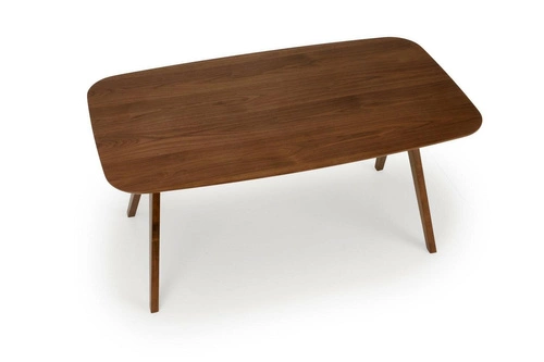 Stół do jadalni Fido 160 cm orzechowy nowoczesny prostokątny, drewniany, łatwe czyszczenie Intesi