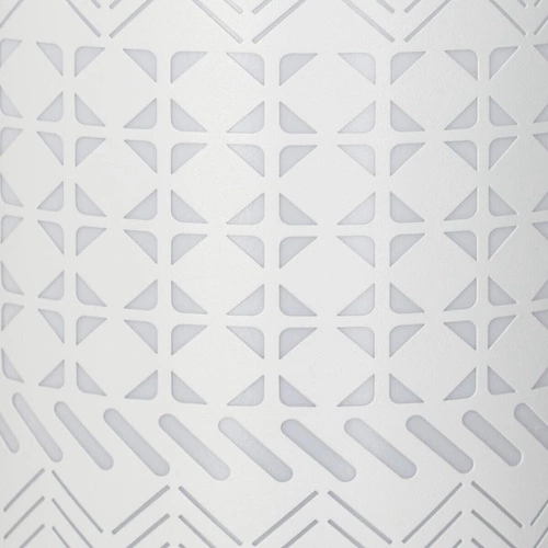 Lampka nocna dotykowa Lamby biała do sypialni nowoczesna geometryczna Atmosphera 27,5 cm