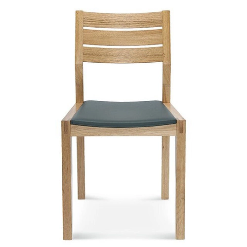 Krzesło drewniane Fameg Lennox do jadalni i kuchni skandynawskie personalizowane dąb