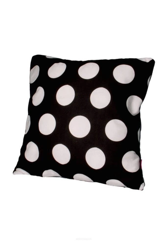 Poduszka dekoracyjna welurowa Ring Intesi do salonu i sypialni antyalergiczna 40x40 cm