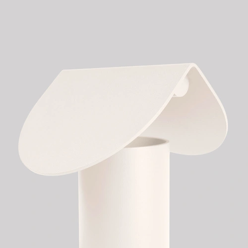 Lampa biurkowa LED BISCUIT beżowa nowoczesna na biurko do salonu