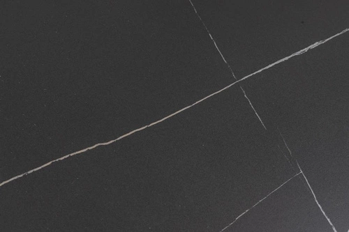 Stolik kawowy Malta okrągły 90 cm czarny marmurowy ceramiczny nowoczesny do salonu Actona