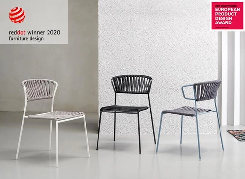 Krzesło Lisa Filo Arm szare