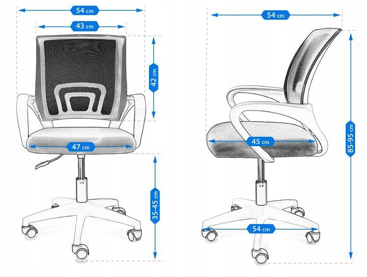 Fotel biurowy ergonomiczny Splash Intesi czerwony siatkowy obrotowy z podłokietnikami do biurka
