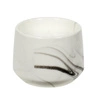 Świeca zapachowa Marble L biała Intesi nowoczesna ozdobna do salonu 13,5 cm