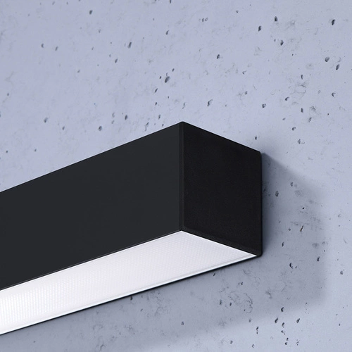 Kinkiet LED Pinne 67 czarny nowoczesny aluminiowy do salonu i sypialni Thoro