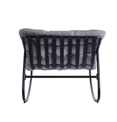 Fotel bujany Snoo Intesi szary nowoczesny ogrodowy na taras i balkon outdoor